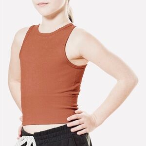 Fornia Los Angeles Girls' Seamless Knit Crop Tank Top
• Size S/M